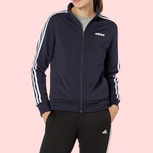 NWT adidas Women's Essentials 3-Stripe Track Jacket -‎ XS